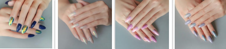 24 pieces of trendy wearable fake nail pieces 24 pieces of trendy wearable fake nail pieces